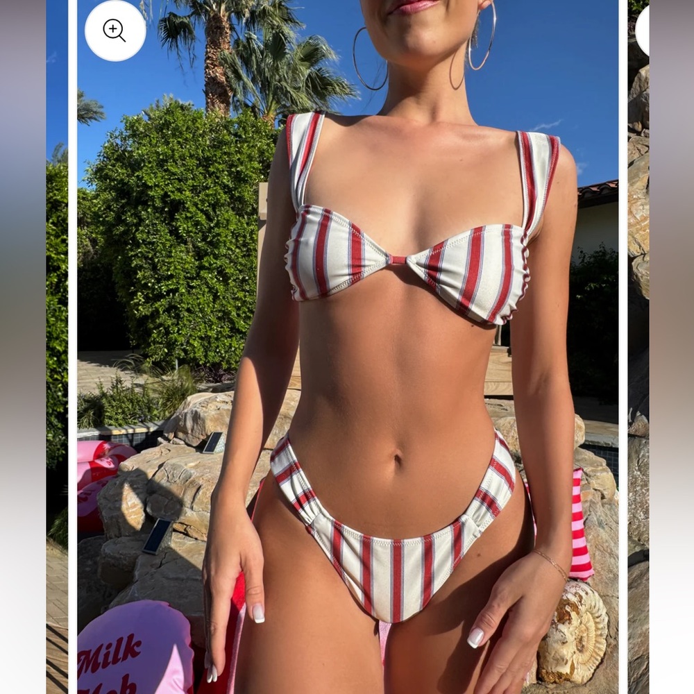 Strawberry Milk Mob Terracotta Bikini Set